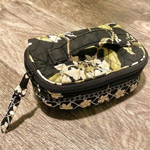 Vera Bradley Retired Pattern Makeup Jewelry Travel Cosmetic Bag “Jasmine”